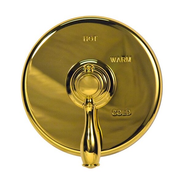 Newport Brass Coverplate Sq.Bp W/O Div in Polished Gold (Pvd) 2-293/24 - main